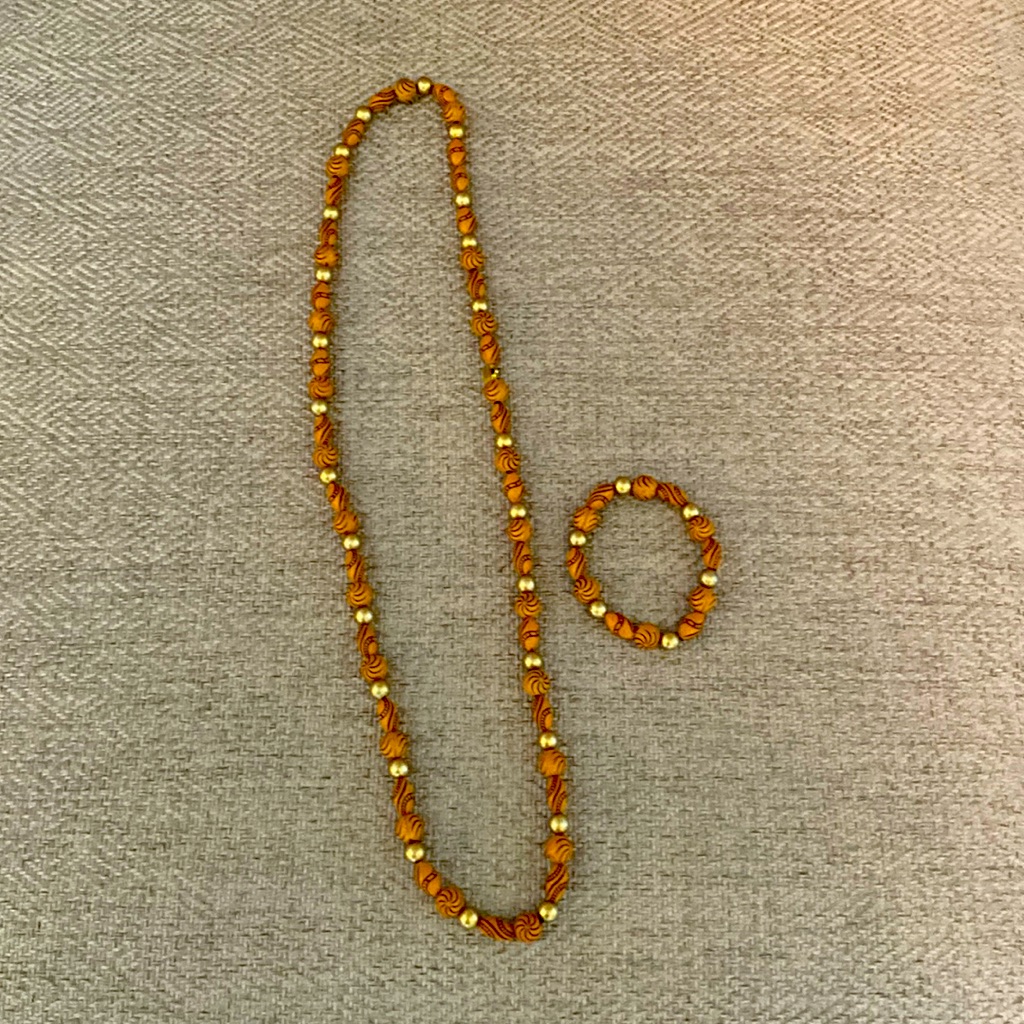 Costume Necklace And Bracelet.